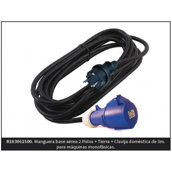 Manguera para máquinas monofásicas
