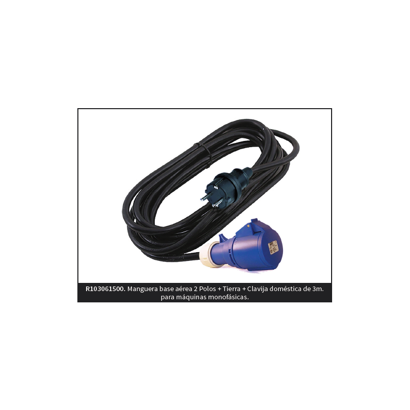 Manguera para máquinas monofásicas