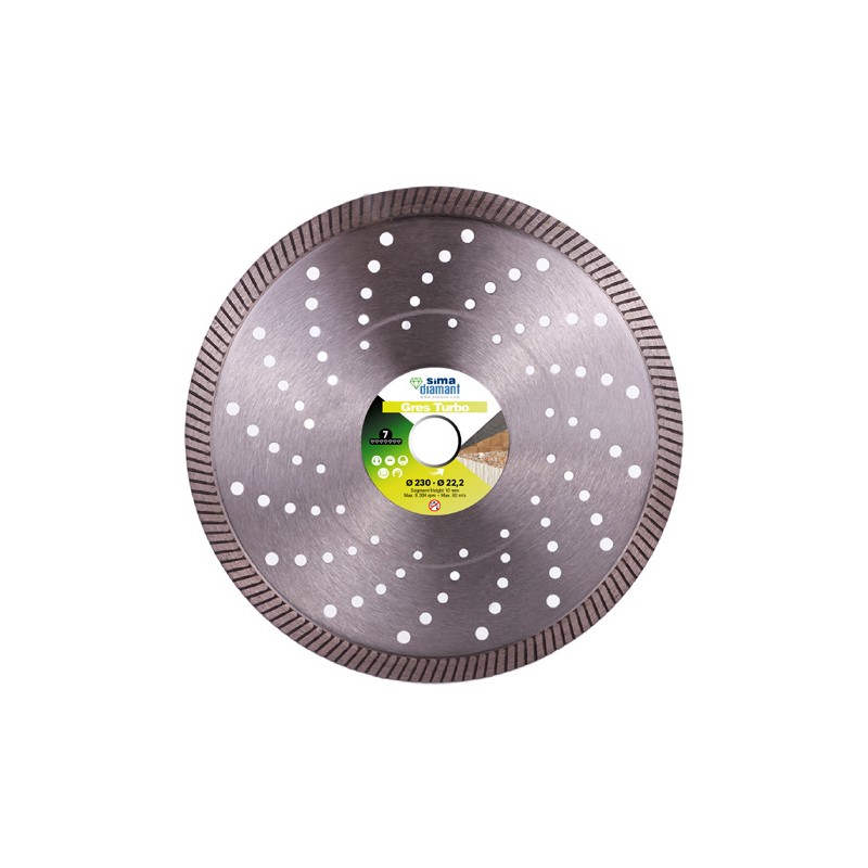Disco de Diamante Gres Turbo 115 mm Disco de Diamante Gres Turbo 115 mm